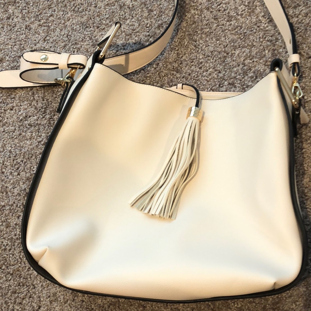 Boutique white brand new purse
